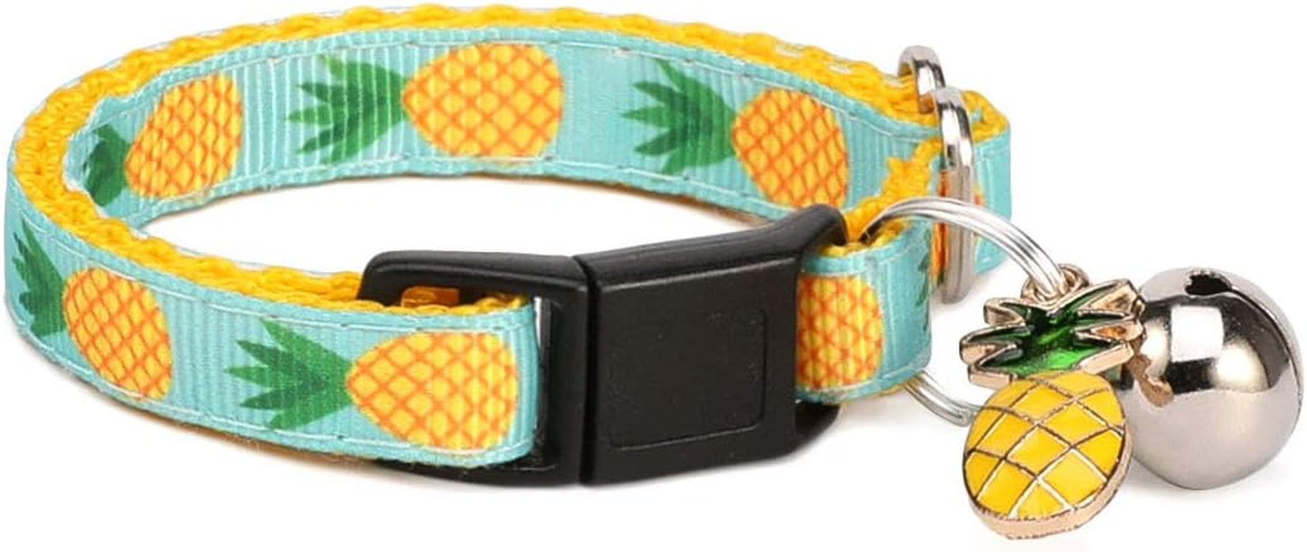 Pet Supplies, (Tropical Pineapple) Cat Collar, Dog Collar, Cat Leash, Dog Leash, Small Dog Collar, Medium Dog Collar, Large Dog Collar (Pet Collar, XS)
